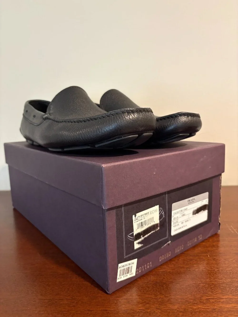 Prada deconstructed loafers